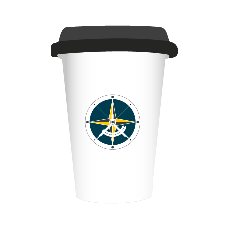 Pappbecher to Go BIO | 350 ml einwandig | rundum bedruckt