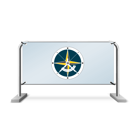 Absperrgitterbanner | individuelle Größe | einseitig bedruckt