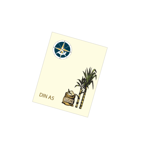 Flyer aus Zuckerrohr | DIN A5 | einseitig bedruckt